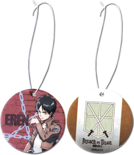 Attack On Titan - Eren Air Preshener, an officially licensed Attack On Titan product at B.A. Toys.