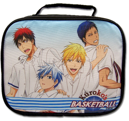 Kuroko's Basletball - Kuroko, Kagami, Kise & Aomine Lunch Bag, an officially licensed product in our Kuroko'S Basketball Bags department.