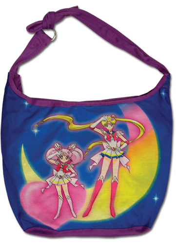 Sailor Moon Super S - Two Main Characters Hobo Bag, an officially licensed product in our Sailor Moon Bags department.