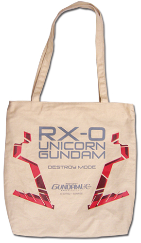 Gundam Uc - Unicorn Gundamn Tote Bag, an officially licensed product in our Gundam Uc Bags department.