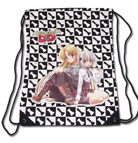 High School Dxd - Asia & Koneko Drawstring Bag, an officially licensed product in our High School Dxd Bags department.