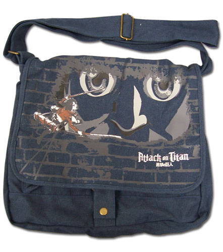 Attack On Titan - Eren & Titan Messenger Bag, an officially licensed product in our Attack On Titan Bags department.