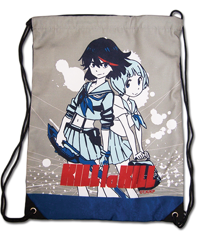 Kill La Kill - Ryuuko & Mako Drawstring Bag, an officially licensed product in our Kill La Kill Bags department.