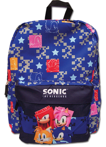 Sonic The Hedgehog - Pattern Backpack Bag, an officially licensed product in our Sonic Bags department.
