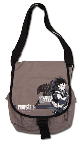 Fairy Tail - Gajeel & Lili Messenger Bag, an officially licensed product in our Fairy Tail Bags department.