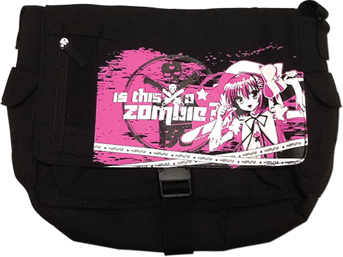 Is This A Zombie - Haruna Pink Messenger Bag, an officially licensed product in our Is This A Zombie? Bags department.