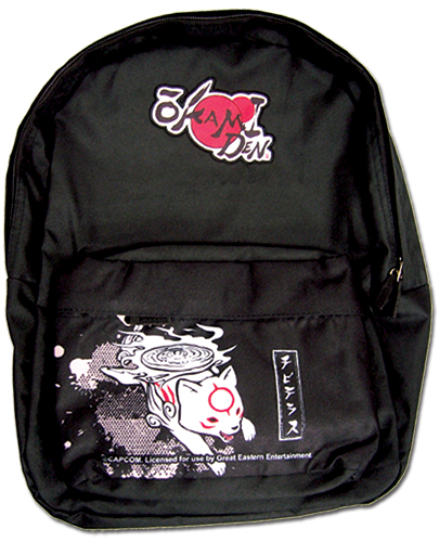 Okami Den - Chibiterasu Backpack Bag, an officially licensed product in our Okamiden Bags department.