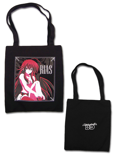 High School Dxd - Rias Black Tote Bag, an officially licensed product in our High School Dxd Bags department.