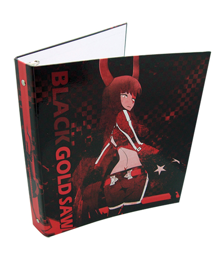 Black Rock Shooter Black Gold Saw Binder, an officially licensed Black Rock Shooter product at B.A. Toys.