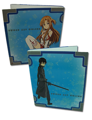 Sword Art Online Kirito & Asuna Binder, an officially licensed product in our Sword Art Online Binders & Folders department.