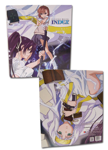 A Certain Magical Index - Mikoto, Kaori & Index Binder, an officially licensed product in our A Certain Magical Index Binders & Folders department.