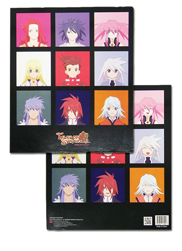 Tales Of Symphonia - Faces Binder, an officially licensed product in our Tales Of Symphonia Binders & Folders department.