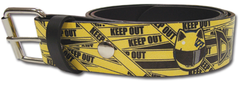 Durarara - Celty Helmet Keep Out Pu Belt L, an officially licensed product in our Durarara!! Belts & Buckles department.