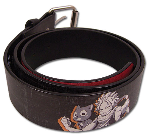 Fairy Tail - Natsu & Happy Pu Belt L, an officially licensed product in our Fairy Tail Belts & Buckles department.