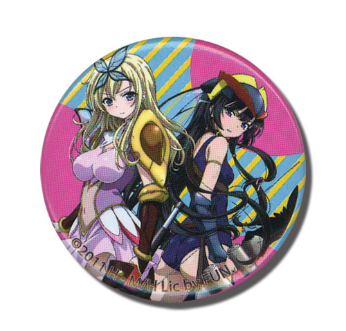 Haganai - Sena & Yozora Warriors Button, an officially licensed product in our Haganai Buttons department.