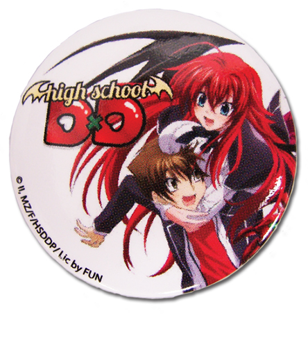 High School Dxd - Issei & Rias Button 1.25'', an officially licensed product in our High School Dxd Buttons department.