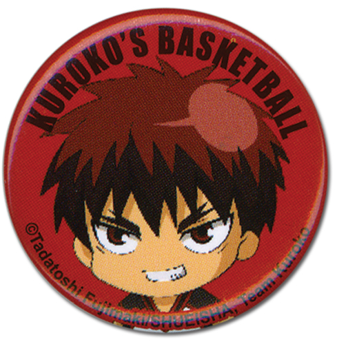 Kuroko's Basketball - Kagami Button 1.25'', an officially licensed product in our Kuroko'S Basketball Buttons department.