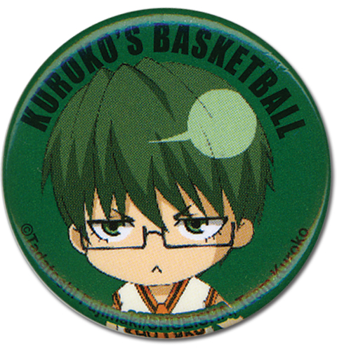 Kuroko's Basketball - Midorima Button 1.25'', an officially licensed product in our Kuroko'S Basketball Buttons department.
