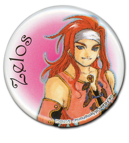 Tales Of Symphonia - Zelos Button 1.25'', an officially licensed product in our Tales Of Symphonia Buttons department.