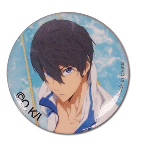Free! - Haruka Button, an officially licensed product in our Free! Buttons department.