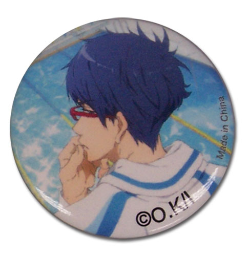 Free! - Rei Button 1.25'', an officially licensed product in our Free! Buttons department.