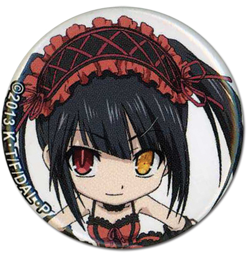 Date A Live - Kurumi Button, an officially licensed product in our Date A Live Buttons department.