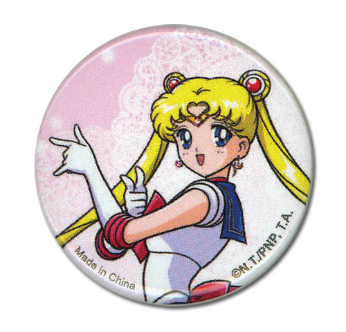 Sailor Moon - Sailor Moon Button 1.25'', an officially licensed product in our Sailor Moon Buttons department.