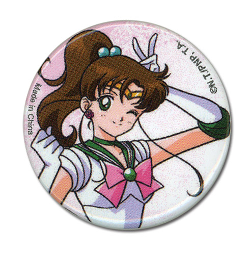 Sailor Moon - Sailor Jupiter 1.25'', an officially licensed product in our Sailor Moon Buttons department.