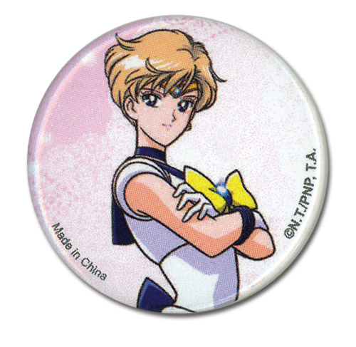Sailor Moon - Sailor Uranus Button 1.25'', an officially licensed product in our Sailor Moon Buttons department.