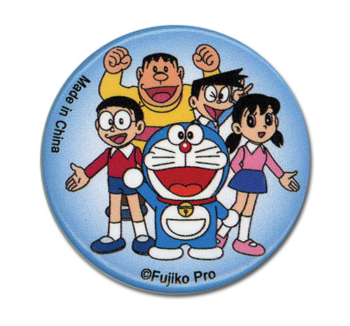 Doraemon - Doraemon & Friends Button 1.25'', an officially licensed product in our Doraemon Buttons department.