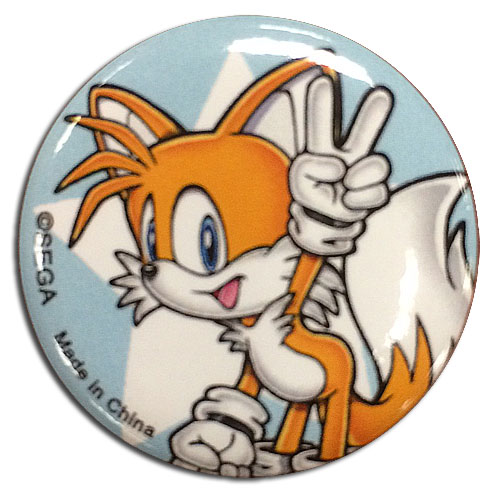Sonic The Hedgehog - Tails 1.25'' Button, an officially licensed product in our Sonic Buttons department.