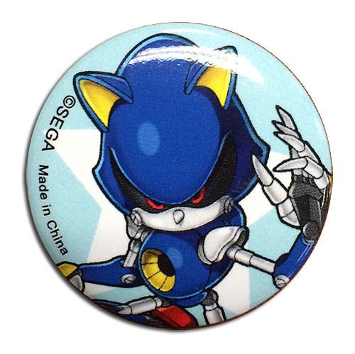 Sonic The Hedgehog - Metal Sonic 1.25'' Button, an officially licensed product in our Sonic Buttons department.