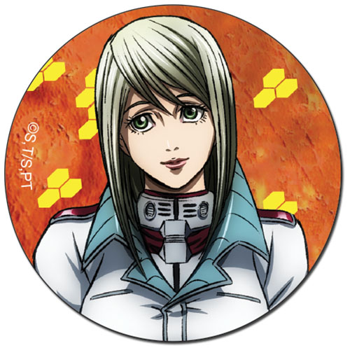 Terra Formars - Eva Button, an officially licensed product in our Terra Formars Buttons department.