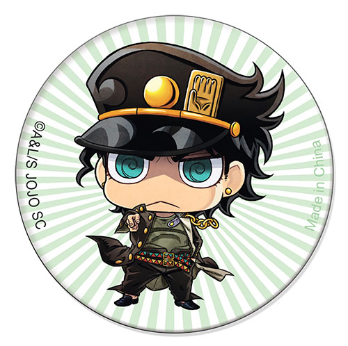 Jojo - Jonathan Green Stripe 1.25'' Button, an officially licensed product in our Jojo'S Bizarre Adventure Buttons department.