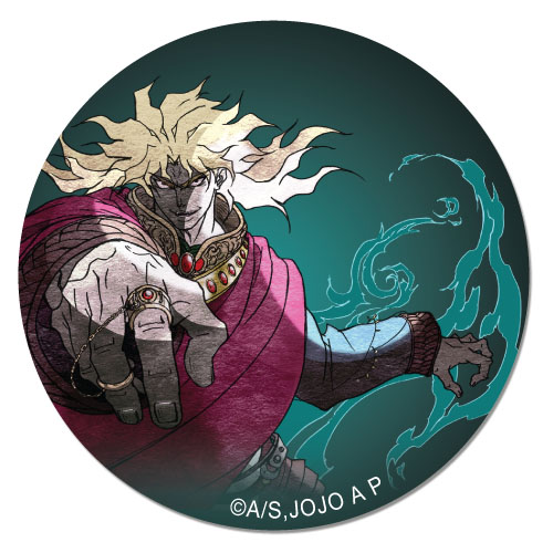 Jojo - Dio Flames Button, an officially licensed product in our Jojo'S Bizarre Adventure Buttons department.