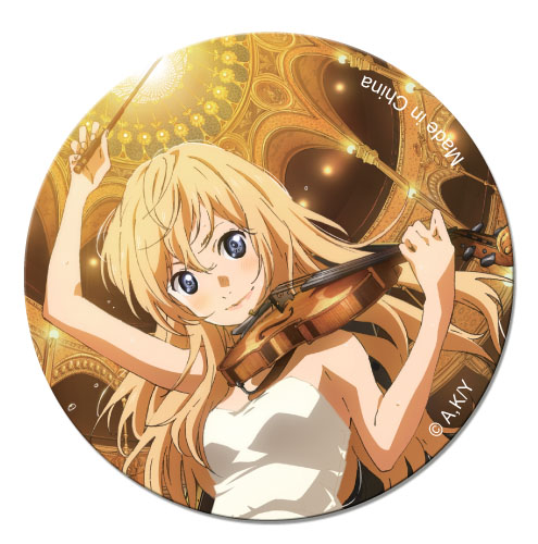 Your Lie In April - Kaori Button, an officially licensed product in our Your Lie In April Buttons department.