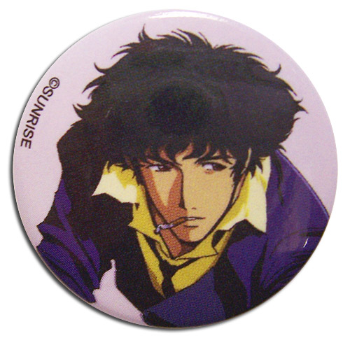 Cowboy Bebp - Spike Button, an officially licensed product in our Cowboy Bebop Buttons department.