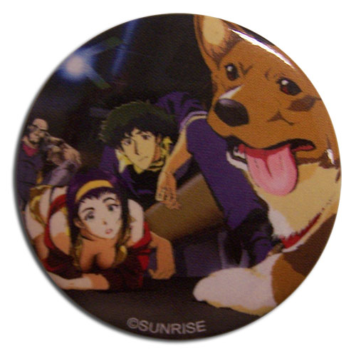 Cowboy Bebop - Group Button, an officially licensed product in our Cowboy Bebop Buttons department.