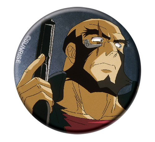Cowboy Bebop - Jet Button 1.25'', an officially licensed product in our Cowboy Bebop Buttons department.