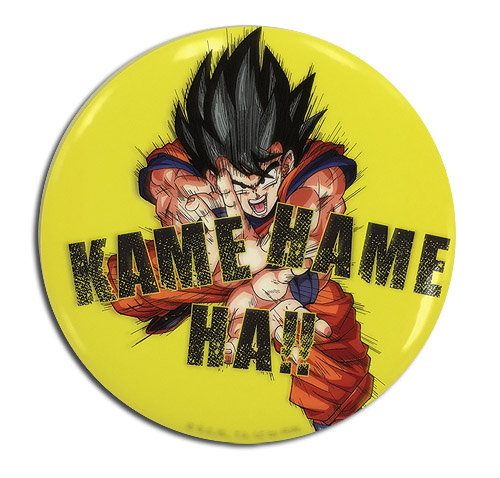 Dragon Ball Z - Kamehameha Button, an officially licensed product in our Dragon Ball Z Buttons department.