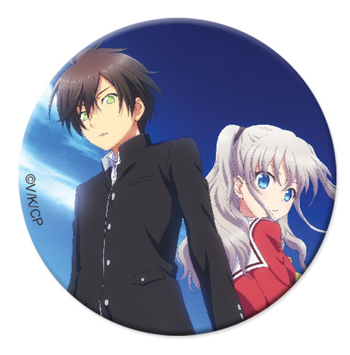 Charlotte - Yuu & Nao Button 1.25'', an officially licensed product in our Charlotte Buttons department.