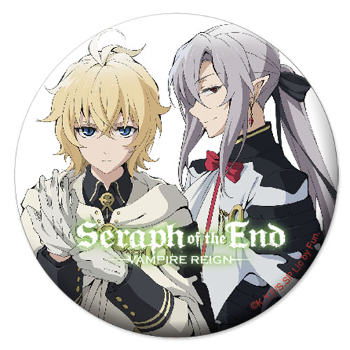 Seraph Of The End - Yuchiro & Ferid Button 1.25'', an officially licensed product in our Seraph Of The End Buttons department.