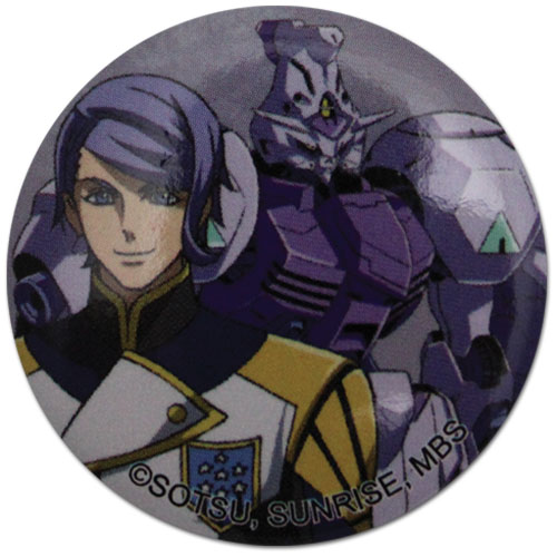 Gundam Iron Blooded Orphans - Gaelio & Gundam Button 1.25'', an officially licensed product in our Gundam Iron-Blooded Orphans Buttons department.
