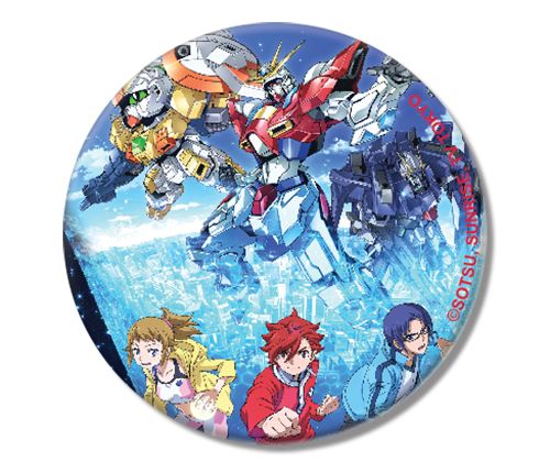 Gundam Build Fighters Try - Group Button 1.25'', an officially licensed product in our Gundam Build Fighters Try Buttons department.