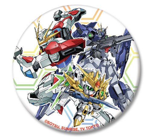 Gundam Build Fighters Try - Group Gundam Button 1.25'', an officially licensed product in our Gundam Build Fighters Try Buttons department.