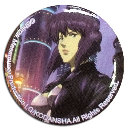 Ghost In The Shell - Motoko Cityspace Button, an officially licensed product in our Ghost In The Shell Buttons department.