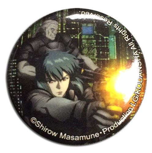 Ghost In The Shell - Motoko & Batou Button, an officially licensed product in our Ghost In The Shell Buttons department.