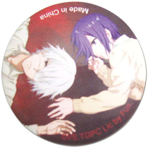 Tokyo Ghoul - Kaneki And Kirishima Button, an officially licensed product in our Tokyo Ghoul Buttons department.