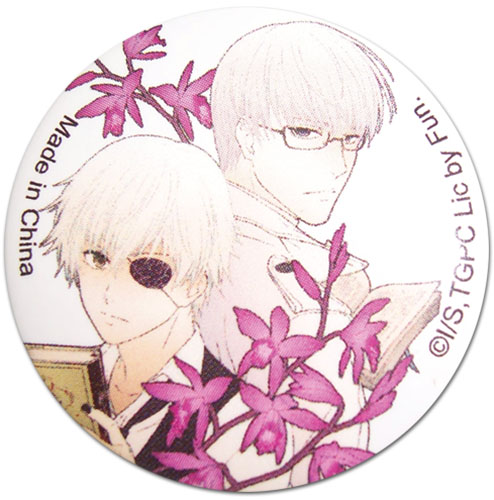 Tokyo Ghoul - Kaneki & Arima Button 1.25'', an officially licensed product in our Tokyo Ghoul Buttons department.