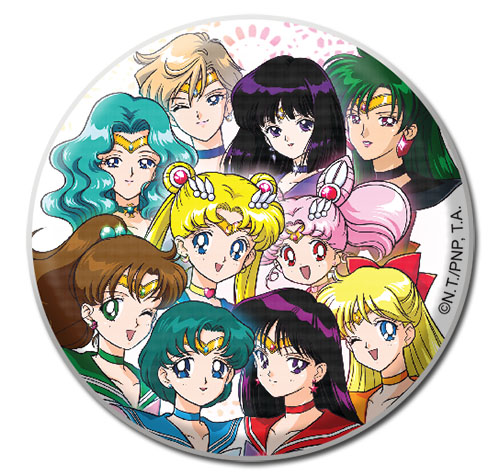 Sailor Moon - Group 1 Button, an officially licensed product in our Sailor Moon Buttons department.